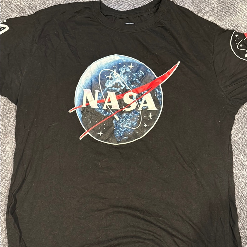 NASA Logo Black T-Shirt
